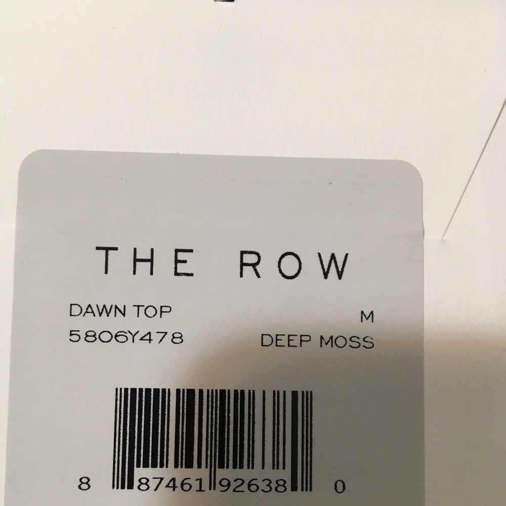 The Row 100% Merino Wool Vest Down Top Deep Moss s2. - Picture 12 of 16